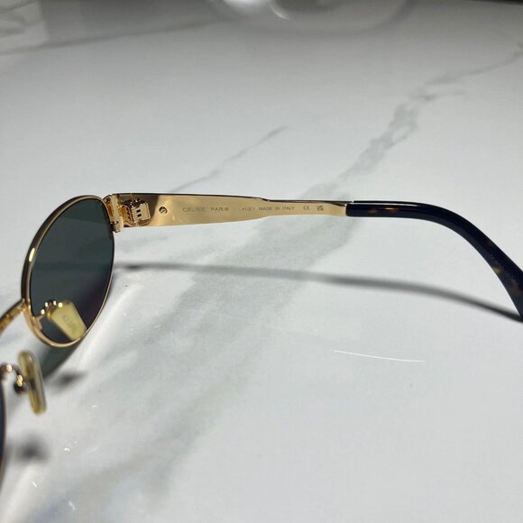 CELINE TRIOMPHE Sunglasses CL40235U 30N Gold Grey - Picture 4 of 9